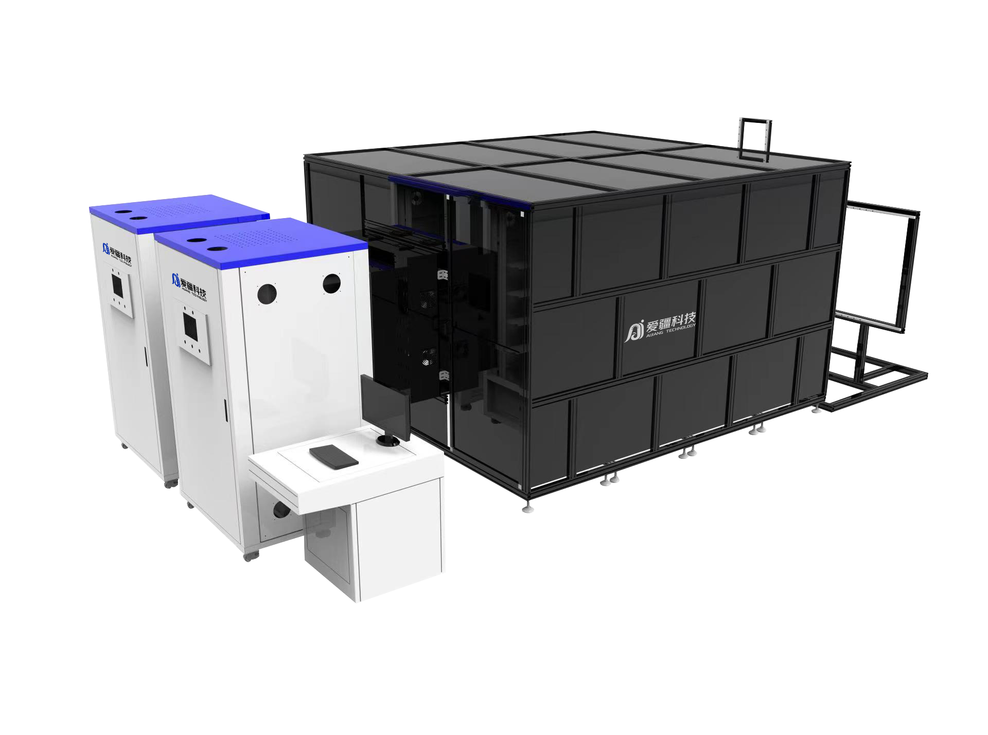大麵積太陽光模擬器的組成及原理 大麵積太陽光模擬器的組成及原理