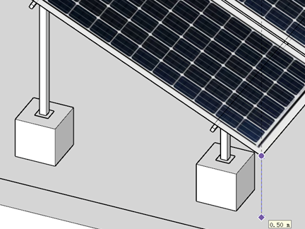 光伏組件離地高度對雙麵發電增益的影響